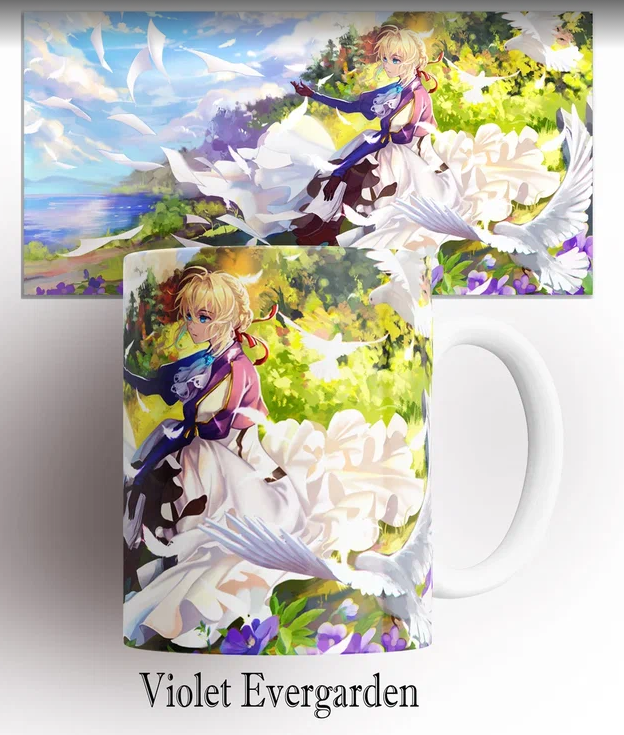 

Кружка аниме Вайолет Эвергарден violet evergarden anime 330 мл., Кружка Вайолет Эвергарден/Violet Evergarden/Аниме/Anime/с принтом. 330 мл