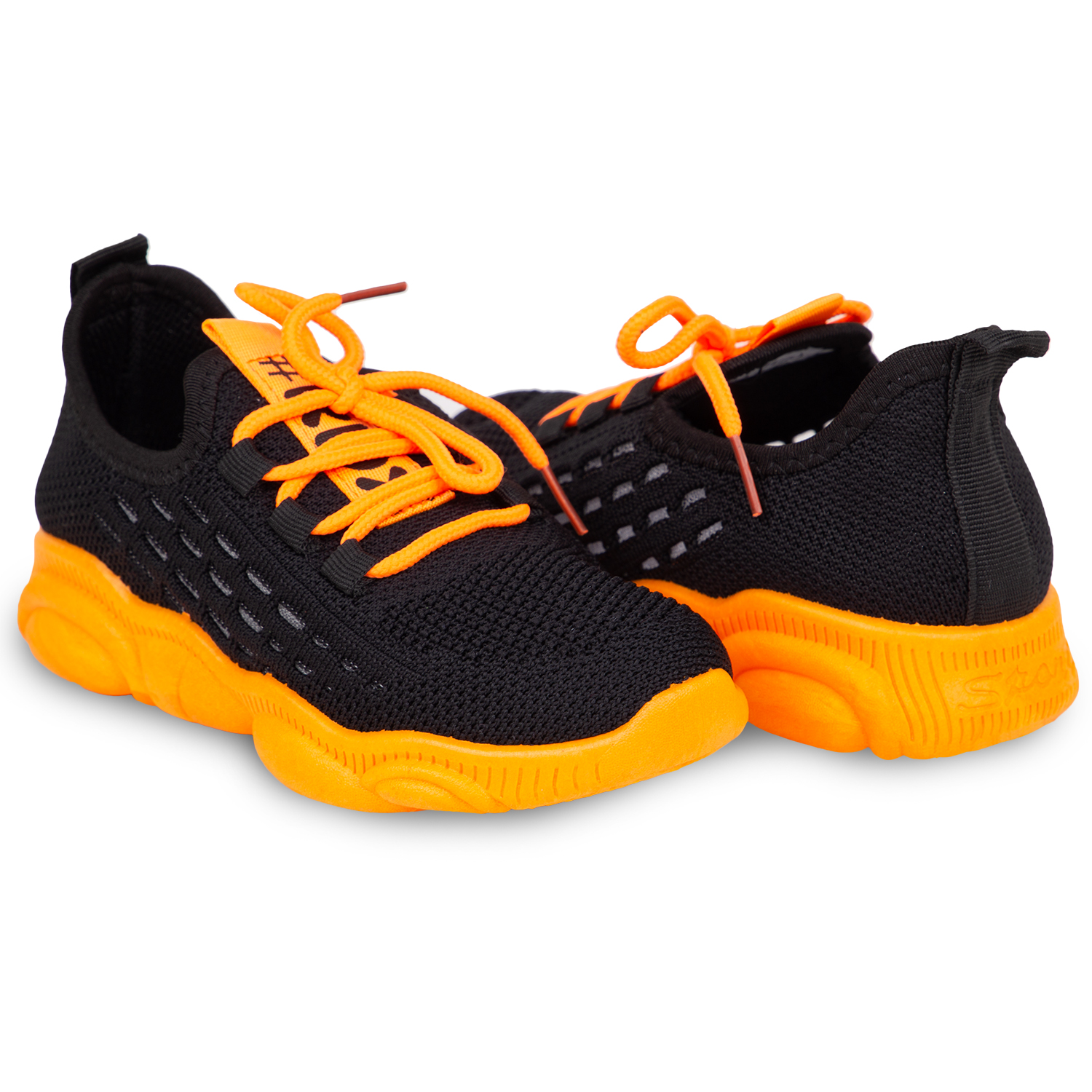 фото Кроссовки kdx черный/оранжевый hdfw20-5 black orange р.31