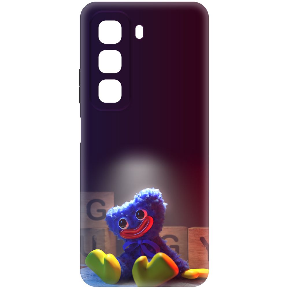 

Чехол-накладка Krutoff Soft Case Хаги Ваги игрушка для Infinix Hot 50 черный