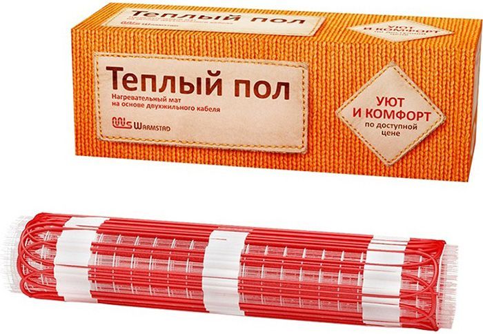 TEPLOLUXE Warmstad теплый пол мат нагревательный 100 Вт/0,65 кв.м