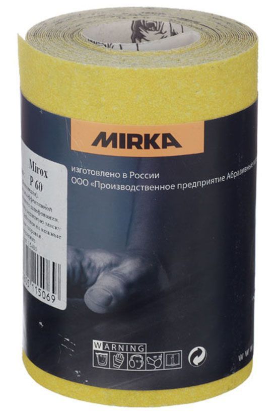 MIRKA MIROX бумага шлифовальная Р60 115х5000мм ( рул. 0,57 кв.м.)