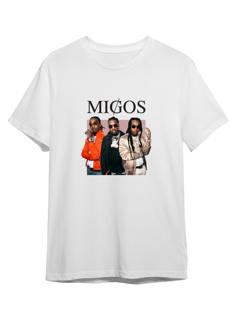 

Футболка унисекс Каждому Своё Migos/Takeoff/Quavo/Offset MGMG1 белая 5XL, "Migos/Takeoff/Quavo/Offset" MGMG1