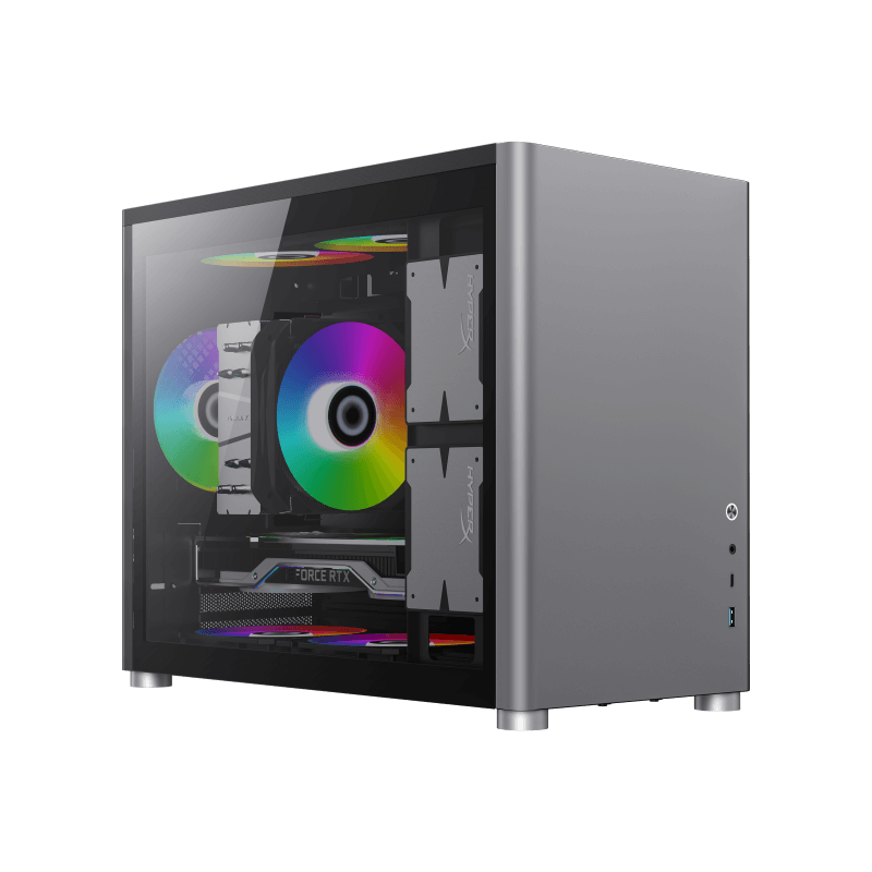 

Корпус компьютерный GAMEMAX Spark (УТ000027254) Gray, Spark