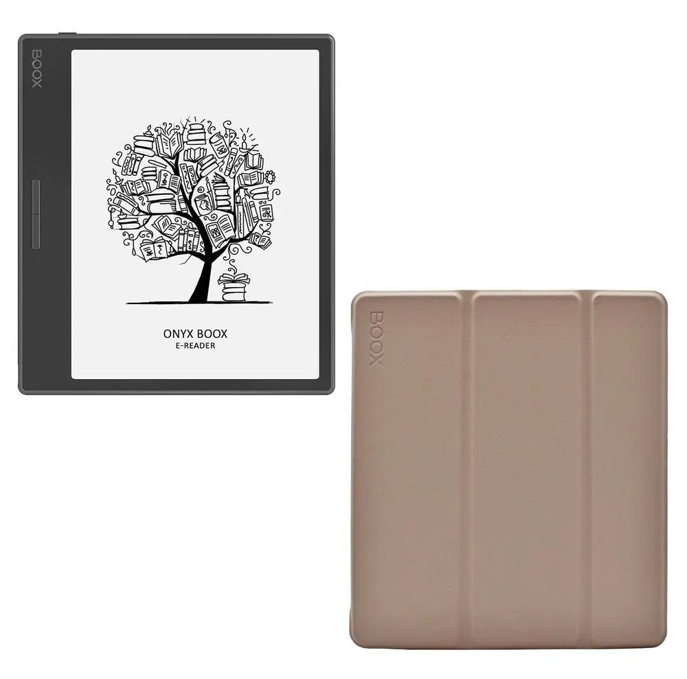 

Электронная книга ONYX BOOX Leaf 2 + бежевый чехол, Черный, Leaf 2