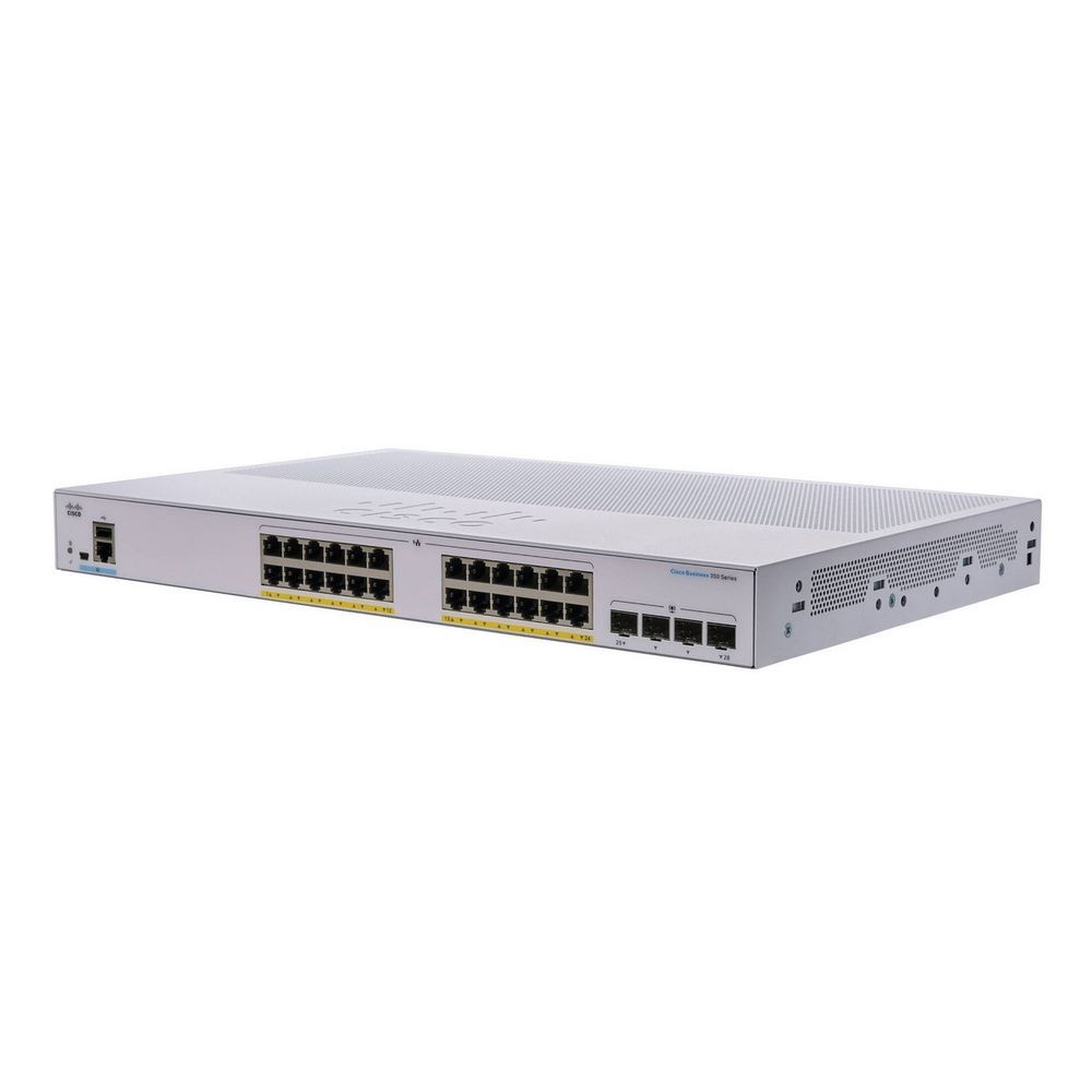 

Коммутатор Cisco CBS350-24P-4G-CN белый