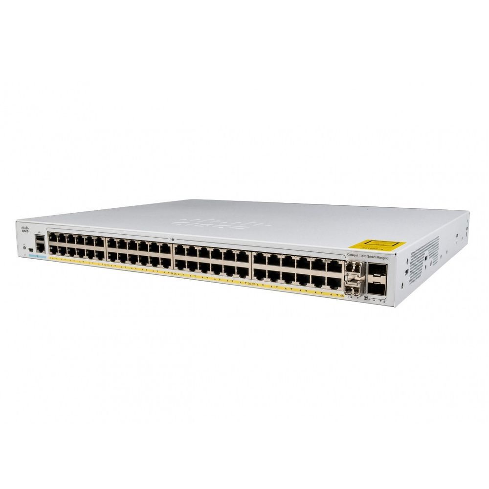 

Коммутатор Cisco C1000-48P-4X-L белый