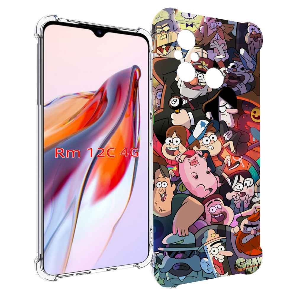 

Чехол MyPads гравити-фолз для Xiaomi Redmi 12C / Poco C55, Tocco