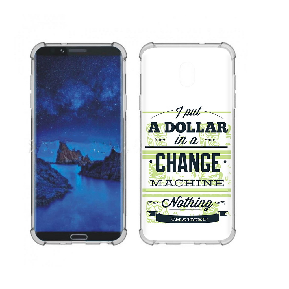 

Чехол MyPads Tocco для Samsung Galaxy J7 (2018) доллар надпись (PT226928.596.336), Прозрачный, Tocco