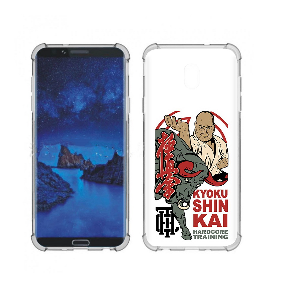 

Чехол MyPads Tocco для Samsung Galaxy J7 (2018) единоборства рисунок (PT226928.596.343), Прозрачный, Tocco