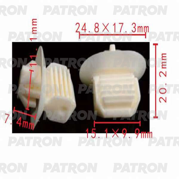 

Клипса Пластмассовая Patron P370258