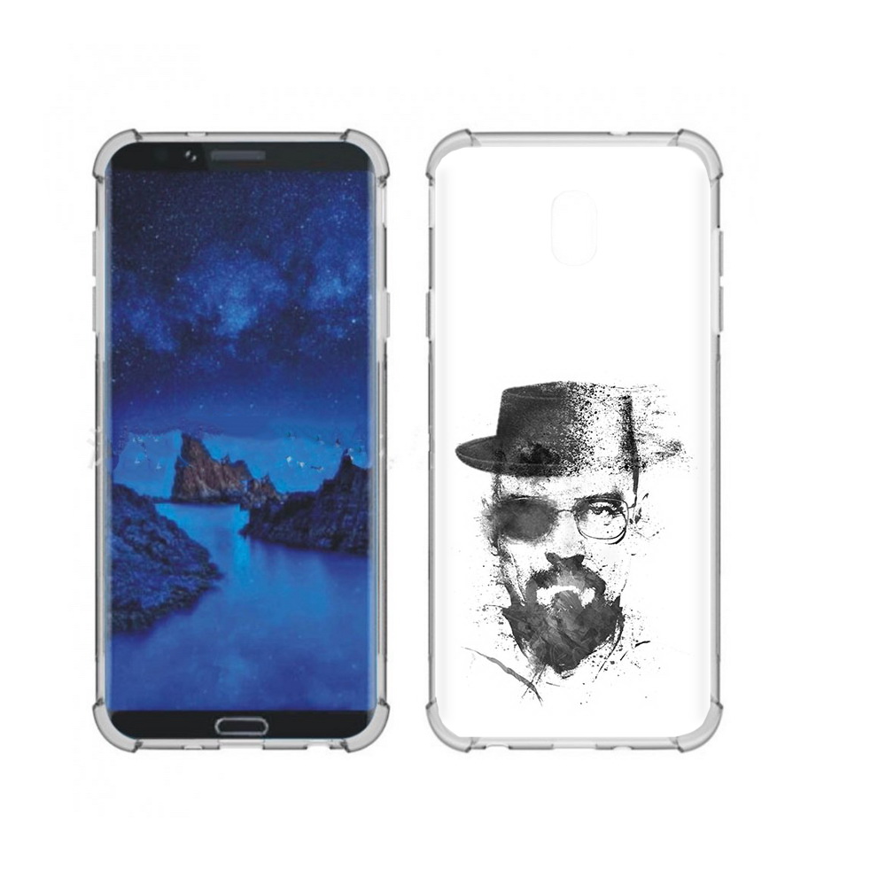 

Чехол MyPads Tocco для Samsung Galaxy J7 (2018) загадочный человек (PT226928.596.347), Прозрачный, Tocco