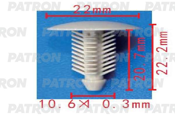 

Клипса Автомобильная PATRON P371464