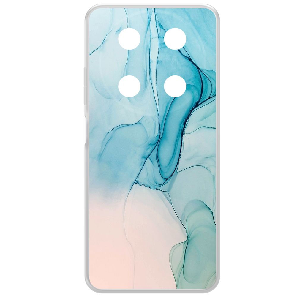

Чехол-накладка Krutoff Clear Case Абстракт разводы для ITEL RS4, Прозрачный