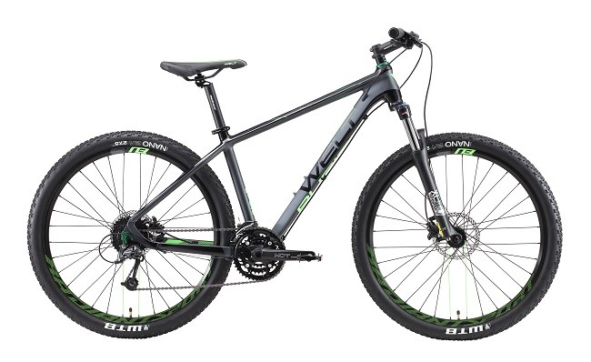 

Велосипед Welt Rubicon 3.0 27 (2019) matt grey/green
