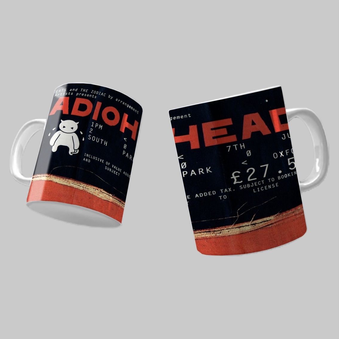 

Кружка Radiohead Радиохэд рок атрибутика