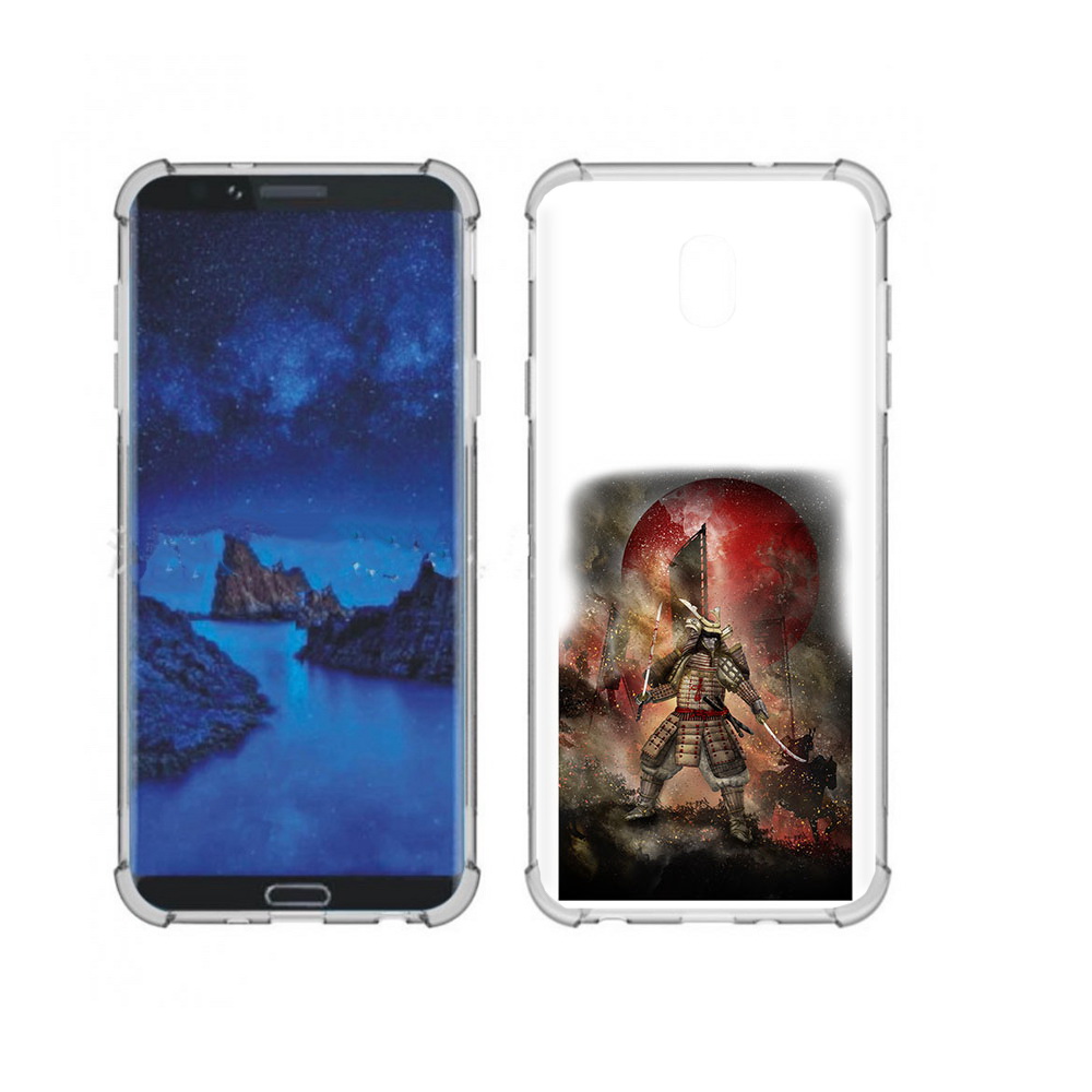 

Чехол MyPads Tocco для Samsung Galaxy J7 (2018) китайскийвоин (PT226928.596.388), Прозрачный, Tocco
