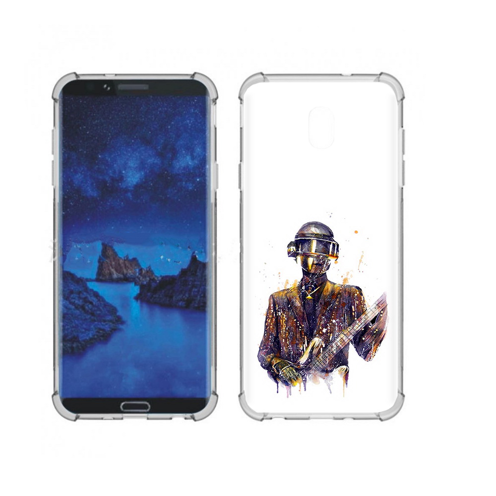 

Чехол MyPads Tocco для Samsung Galaxy J7 (2018) космо-гитарист (PT226928.596.392), Прозрачный, Tocco