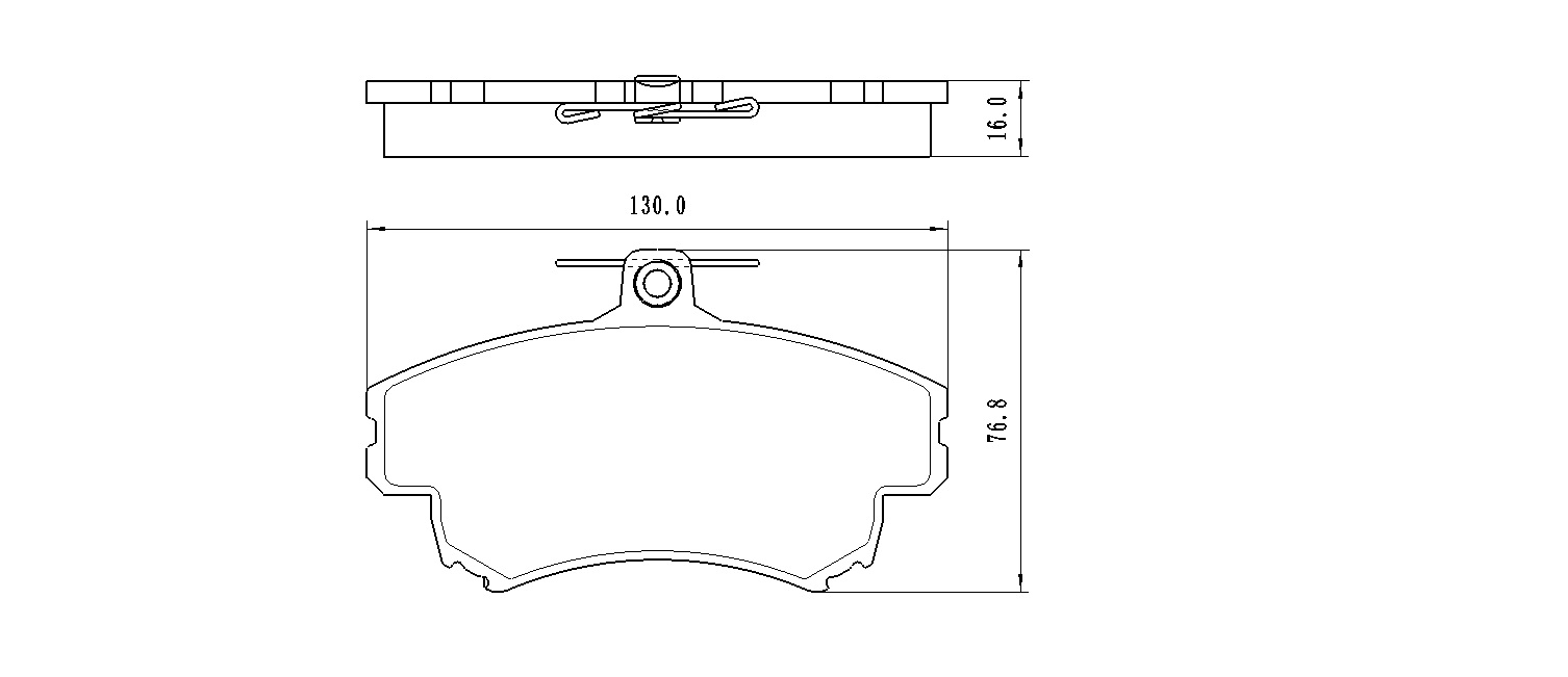 

Колодки дисковые передние \ Mitsubishi Carisma, Volvo S40/V40 1.6-2.0/1.9TD WINKOD W1888BP
