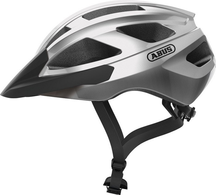 

Велошлем Abus Macator gleam silver 58-62