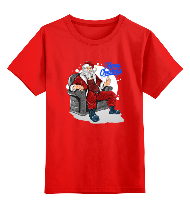 

Футболка детская Printio Merry christmas цв. красный р. 140, Merry christmas