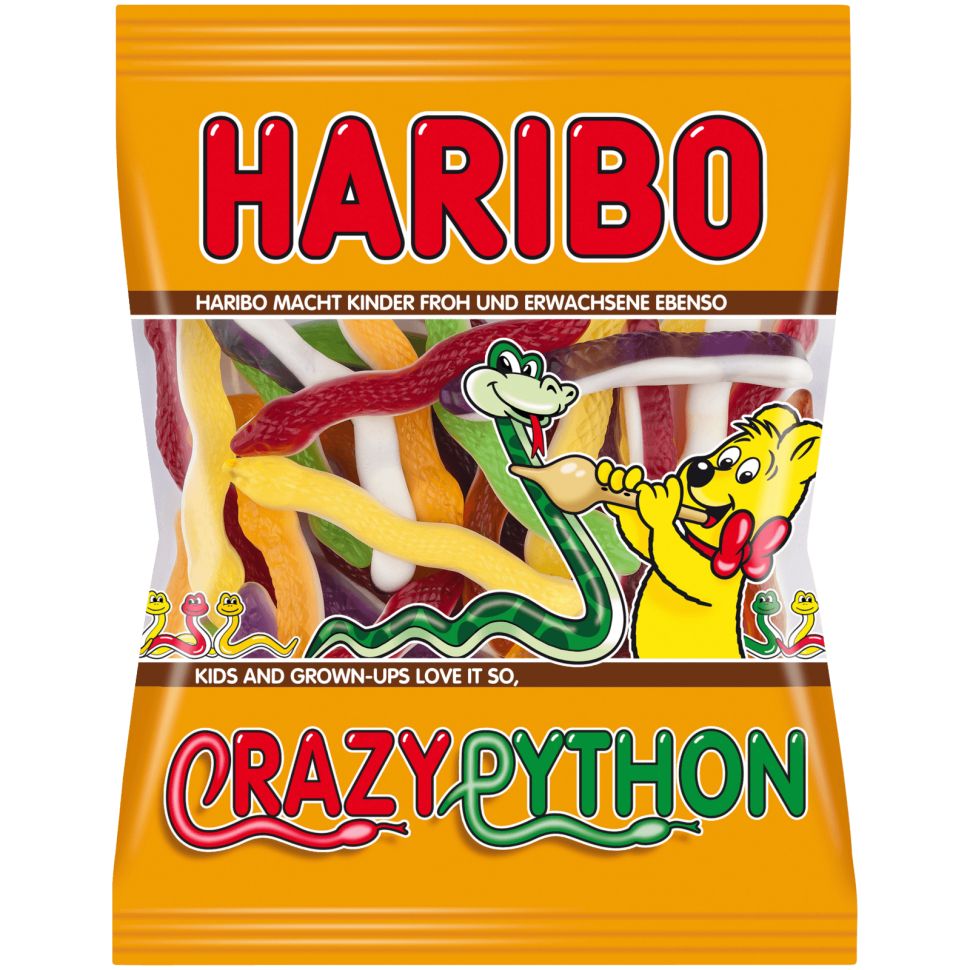 фото Мармелад haribo crazy python жевательный 175 г