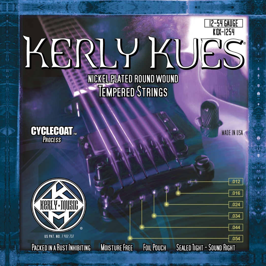 

Струны для электрогитары Kerly Music KQX-1254 Kues Nickel Plated Steel Tempered, KQX-1254 Kues Nickel Plated Steel Tempered