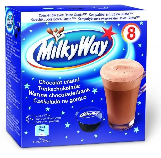 Горячий шоколад в капсулах Milky Way 8 шт 140 г