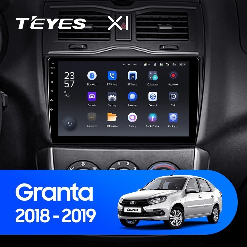 Штатная магнитола Teyes X1 4G 232 LADA Granta Cross 2018-2019 2560000₽