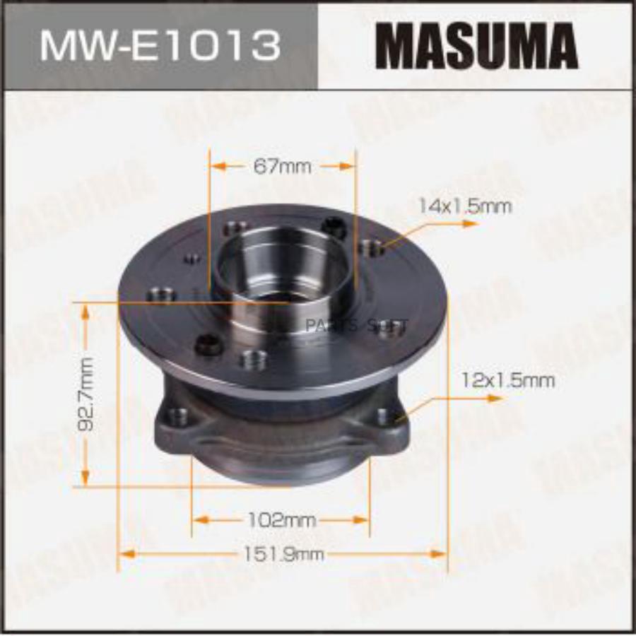 

Ступичный узел MASUMA front MERCEDES-BENZ GLE (W166), GLS (X166) (with ABS)