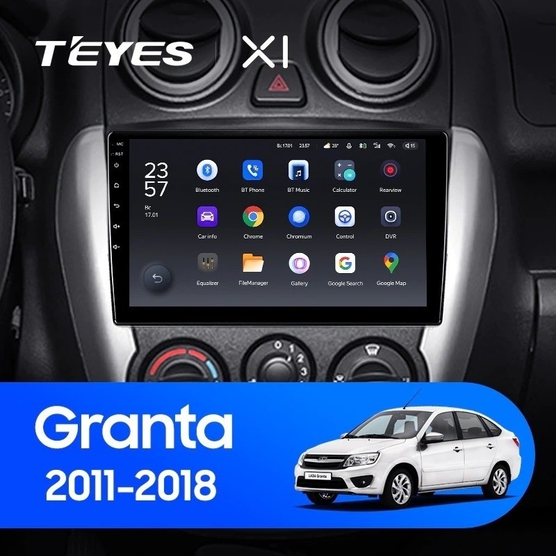 Штатная магнитола Teyes X1 4G 2/32 LADA Granta Sport 2011-2018 Тип-B