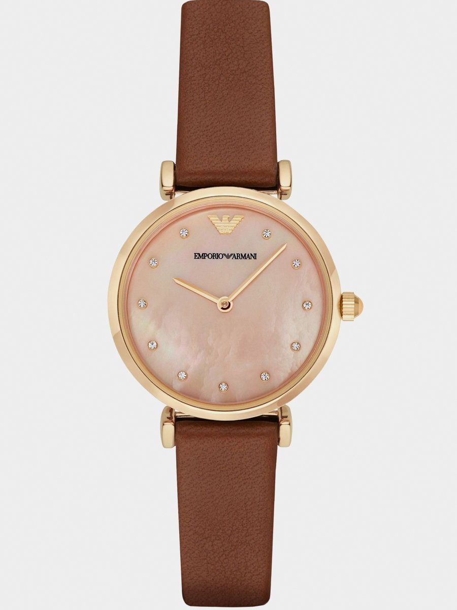 

Наручные часы женские Emporio Armani AR1960 коричневые, AR1960
