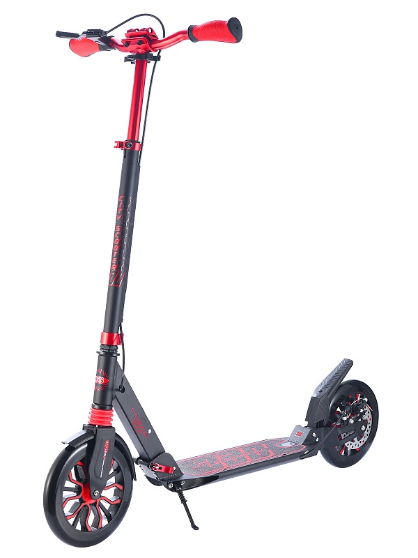 Городской самокат Sportsbaby City Scooter MS-230D черно-красный