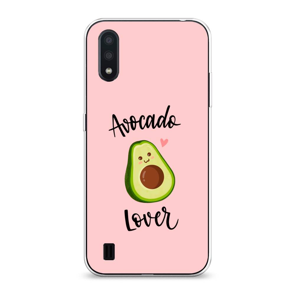 

Чехол на Samsung Galaxy A01 "Avocado lover", Розовый;зеленый, 29550-6