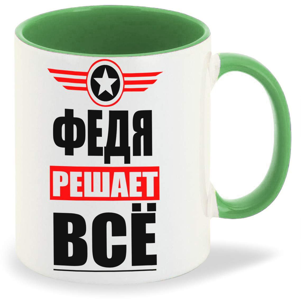 

Кружка CoolPodarok ФЕДЯ решает все