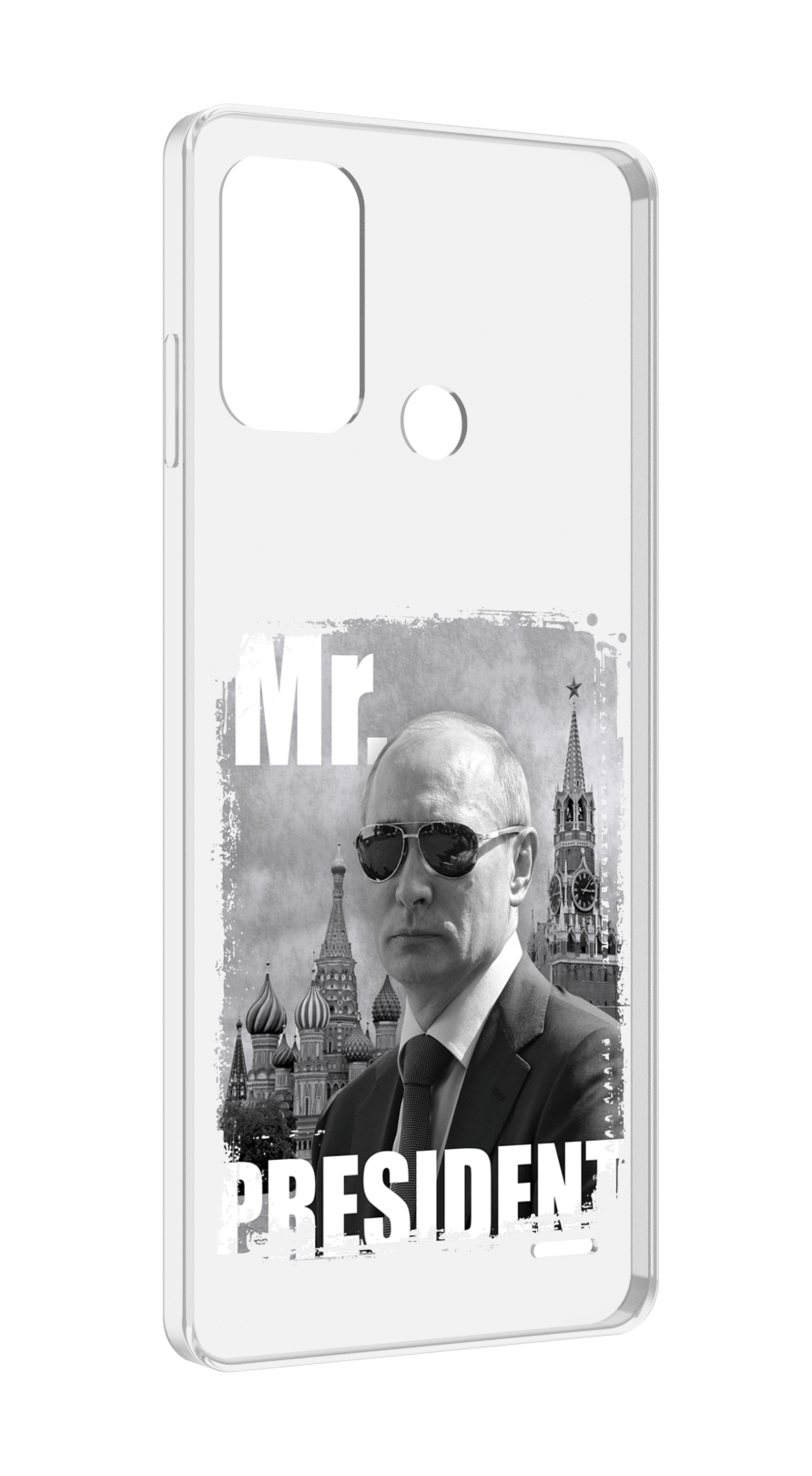 

Чехол MyPads Путин для ZTE Blade A52, Прозрачный, Tocco