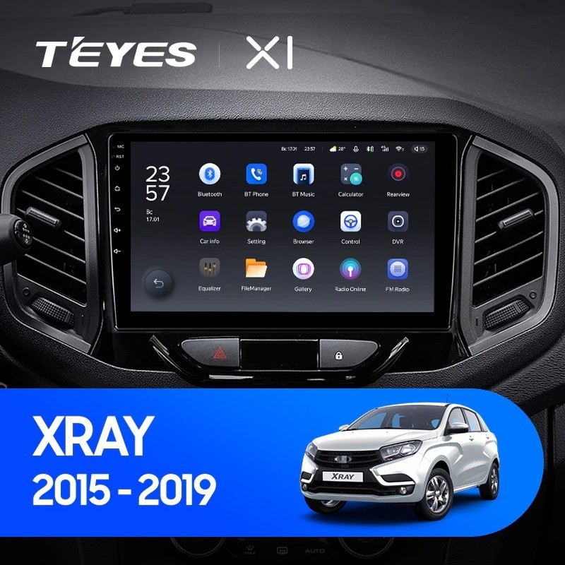 Штатная магнитола Teyes X1 4G 232 LADA Xray 2015-2019 2740000₽