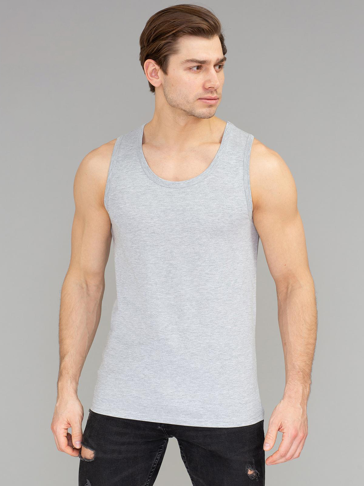 

Майка мужская Omsa 92645-10 серая 2XL, Серый, 92645-10