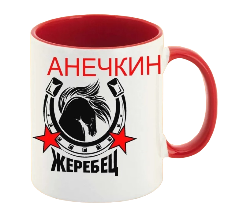 

Кружка CoolPodarok Жеребец Анечкин