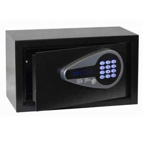 

Сейф гостиничный Klesto Hotel Safe 250/350E для закладки документов, почты, денег, Черный, Klesto Hotel Safe 250/350E