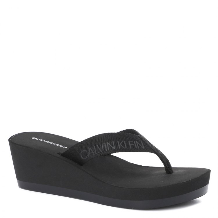 

Шлепанцы женские Calvin Klein Jeans YW0YW00132_2530412 черные 40 EU