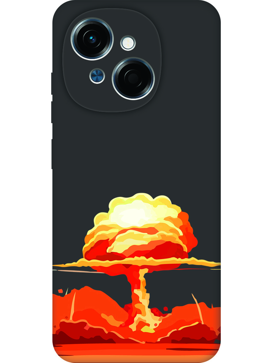 

Силиконовый чехол на Tecno Spark Go 1 / Pop 9 с принтом "Ядерный взрыв" матовый черный, Черный;прозрачный;красный, 786716951