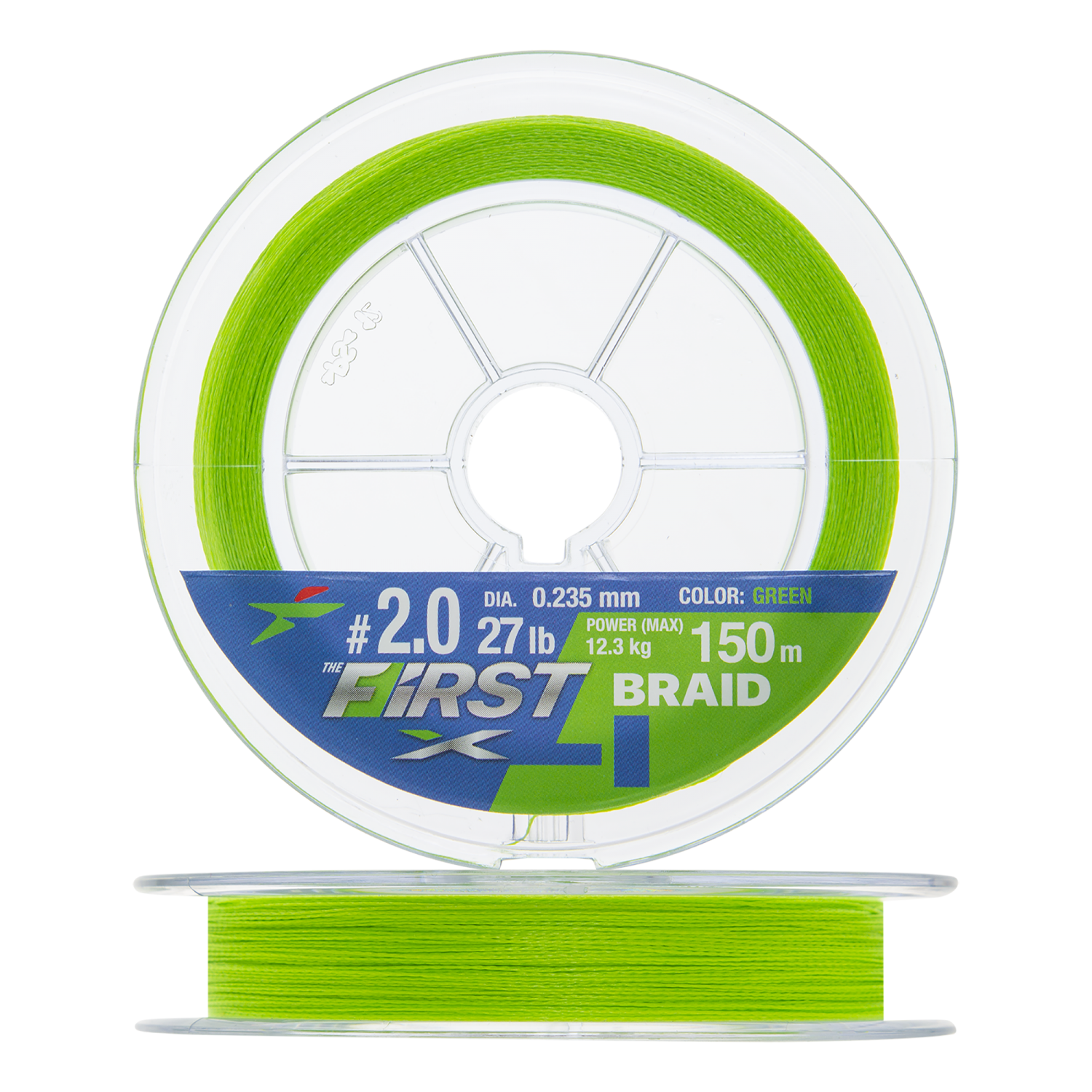 Шнур плетеный Intech First Braid X4 №2,0 0,235мм 150м green