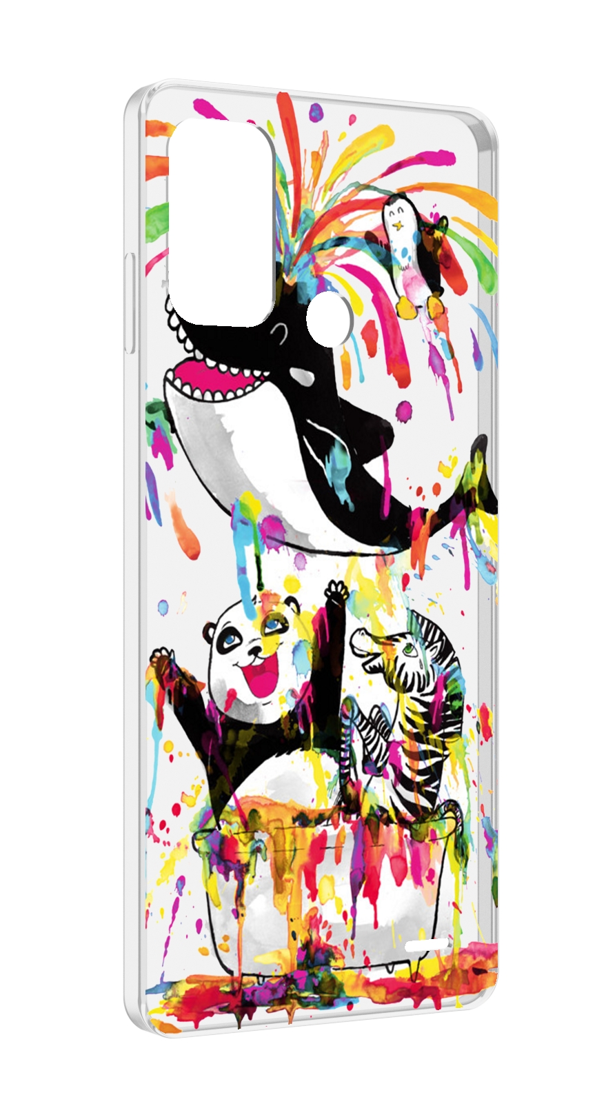 

Чехол MyPads Хиппи кит для ZTE Blade A52, Прозрачный, Tocco