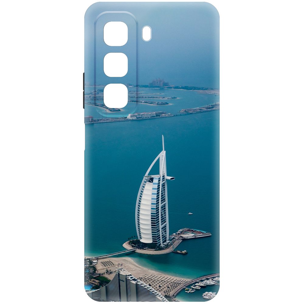 

Чехол-накладка Krutoff Soft Case ОАЭ, Бурдж-эль-Араб для INFINIX Hot 50 черный
