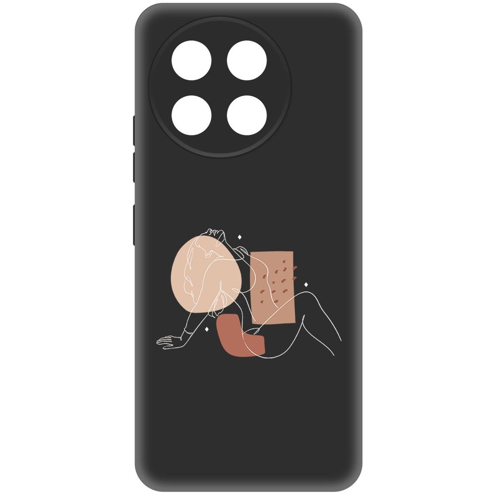

Чехол-накладка Krutoff Soft Case Чувственность для TECNO Spark 30 Pro черный