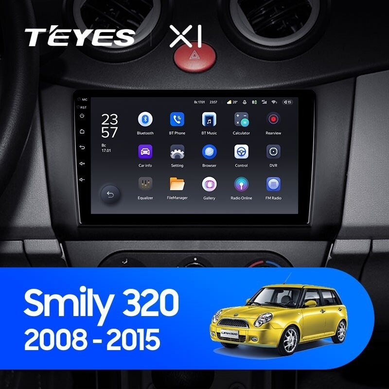 Штатная магнитола Teyes X1 4G 232 Lifan Smily 320 2008-2015 2600000₽