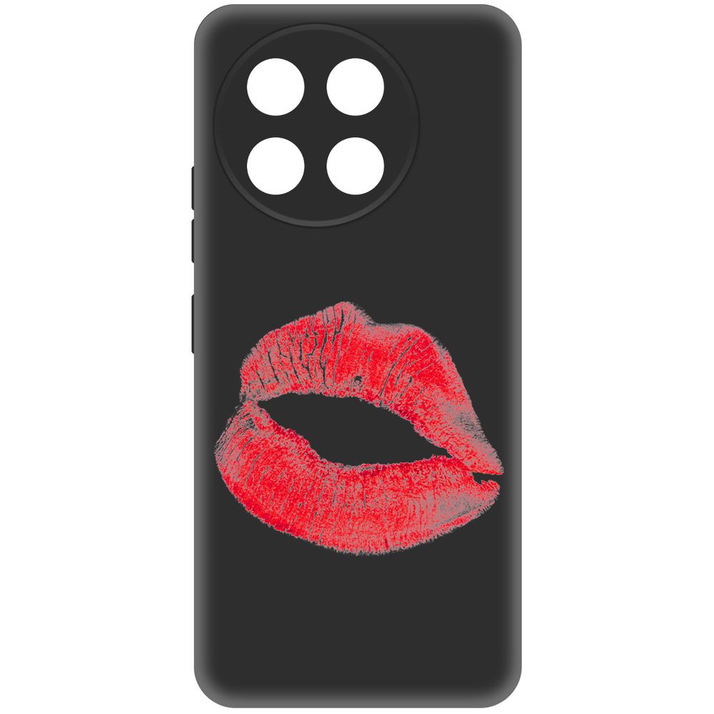 

Чехол-накладка Krutoff Soft Case След помады для TECNO Spark 30 Pro черный