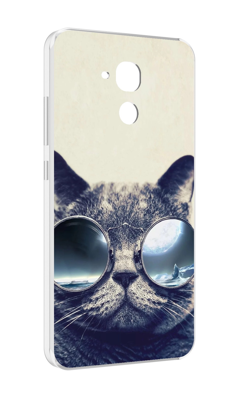 

Чехол MyPads Кот-в-очках-2 для Huawei Honor 5C/7 Lite/GT3 5.2, Прозрачный, Tocco