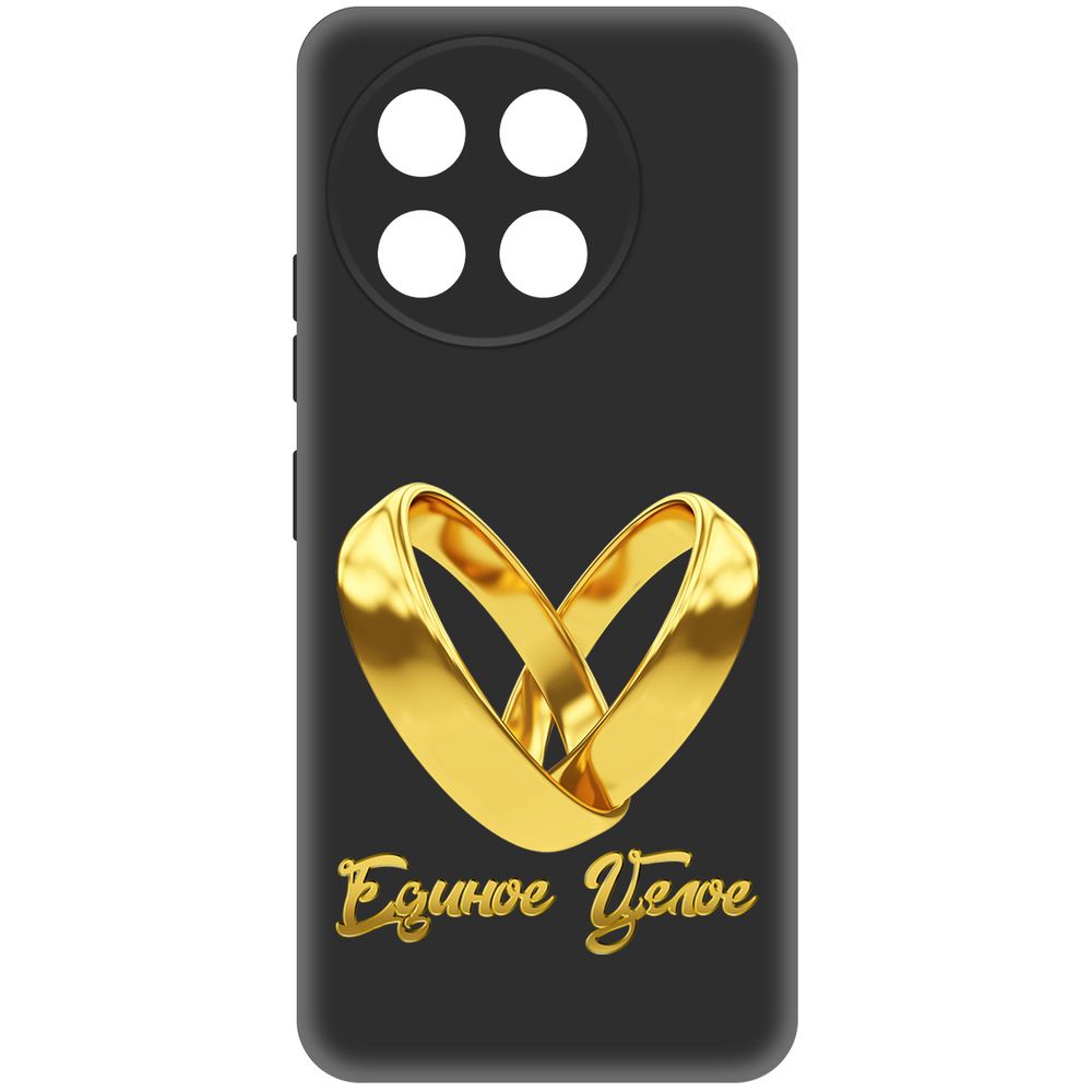 

Чехол-накладка Krutoff Soft Case Единое целое для TECNO Spark 30 Pro черный