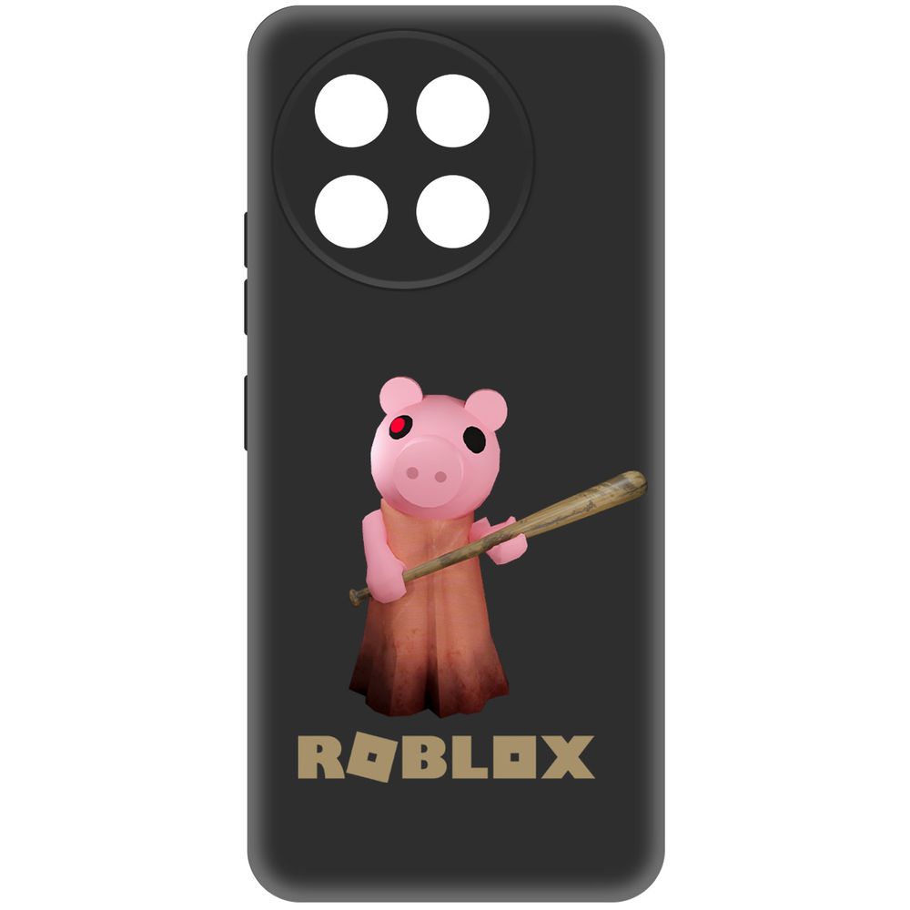 

Чехол-накладка Krutoff Soft Case Roblox-Пигги для Tecno Spark 30 Pro черный